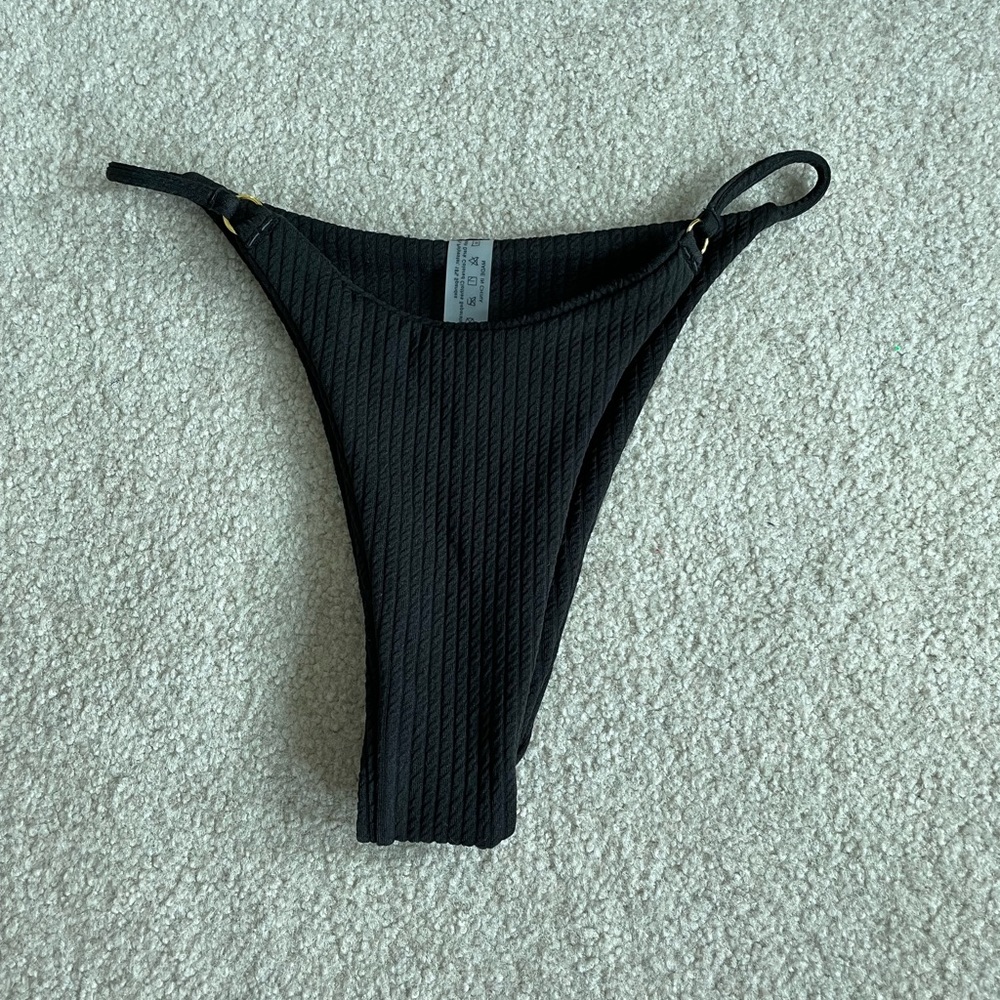 Black bikini bottom